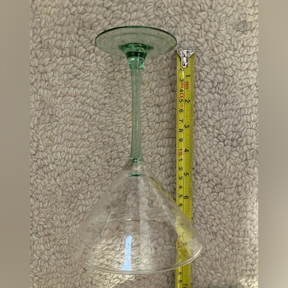 Set of 4 Multi-Colored Martini Glasses - Picture 8 of 8